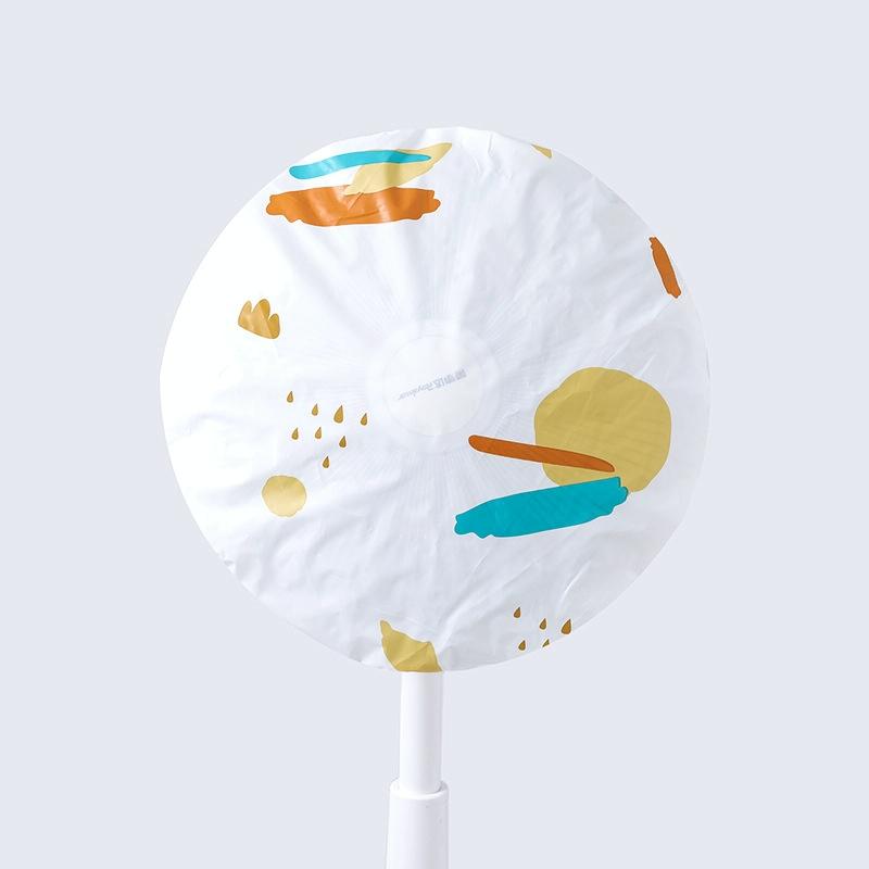 Modern Minimalist Floral Floor Fan Cover - 48cm - Green House 12