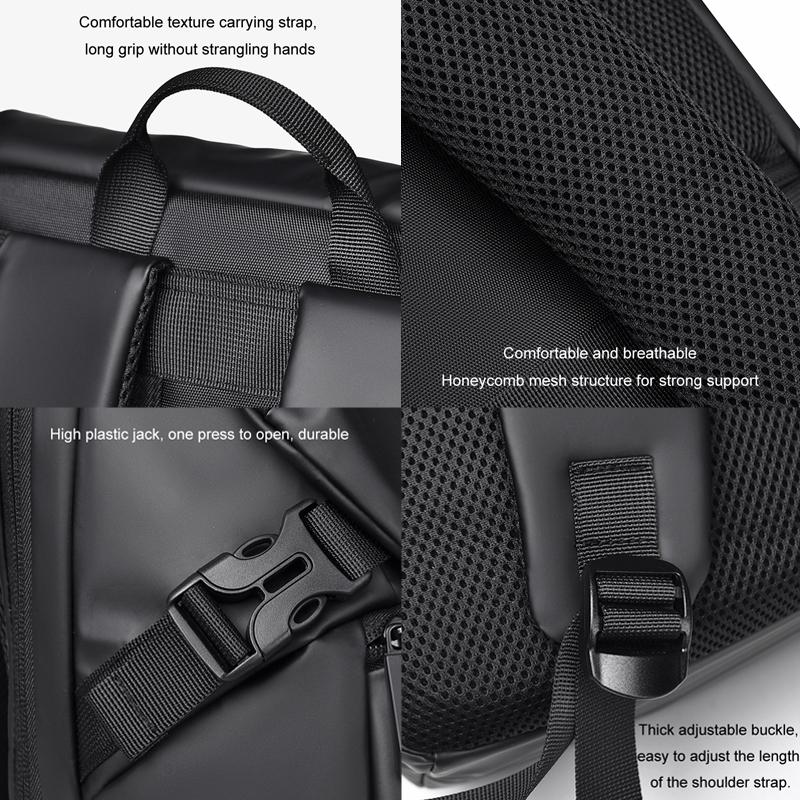 Travel Backpack for Men - Compact and Durable - Dark Blue 9