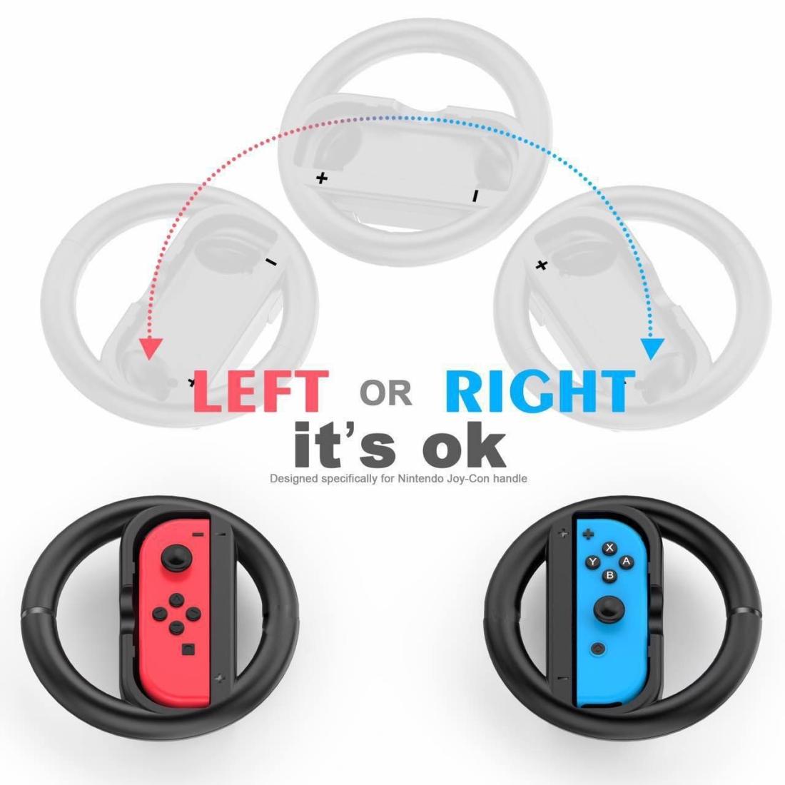 Switch Games Steering Wheel Bracket - Compact - Red Blue 8
