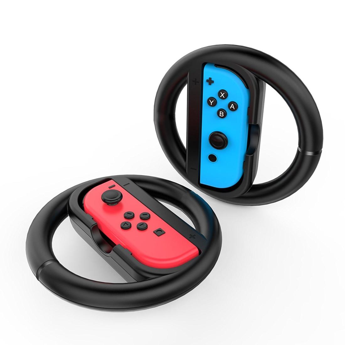 Switch Games Steering Wheel Bracket - Compact - Red Blue 12