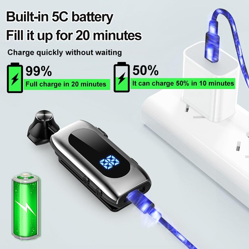 Wireless Bluetooth Earphone for Business - K55 - Silver 7