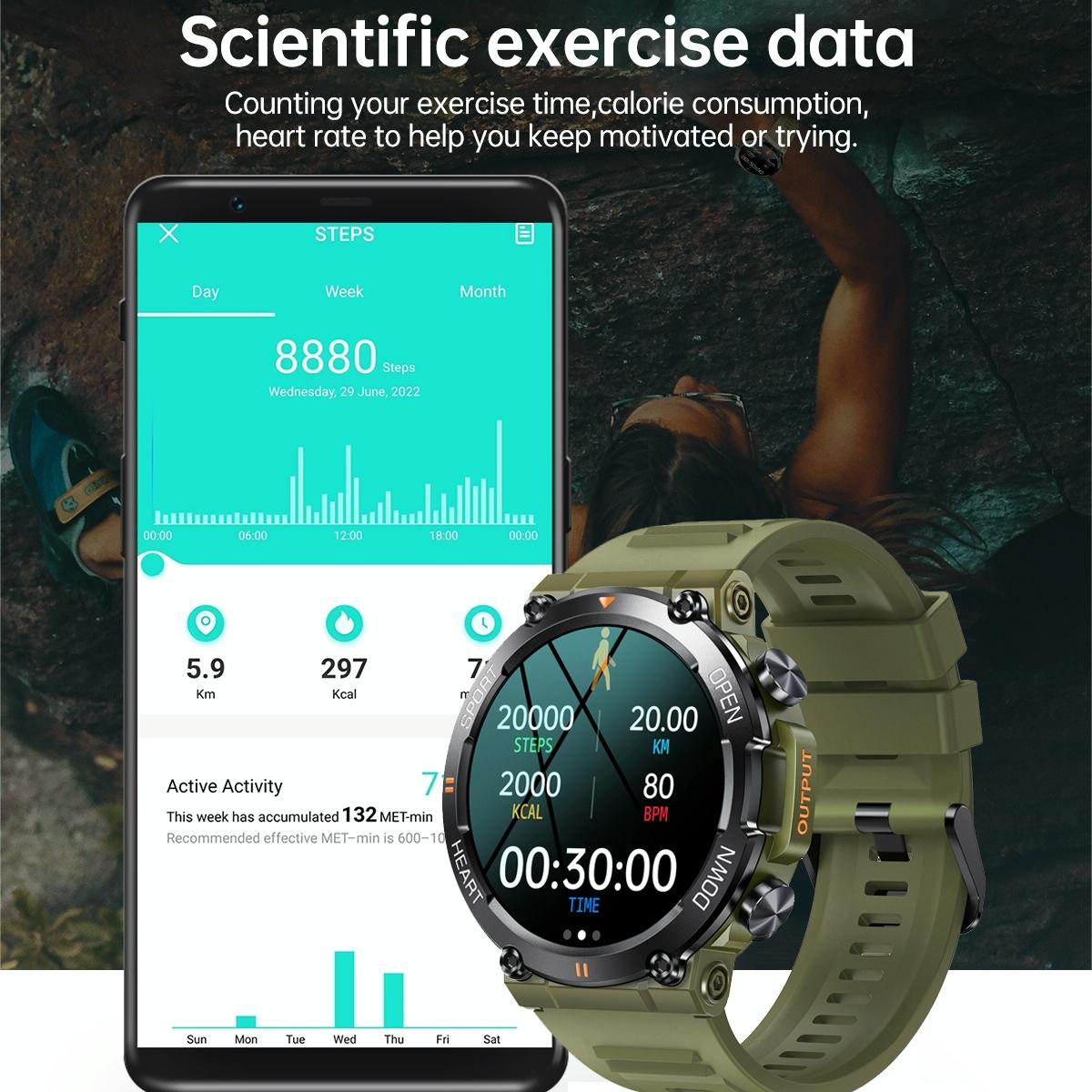 Smart Heart Rate And Blood Pressure Wristband - Monitor - Green 8
