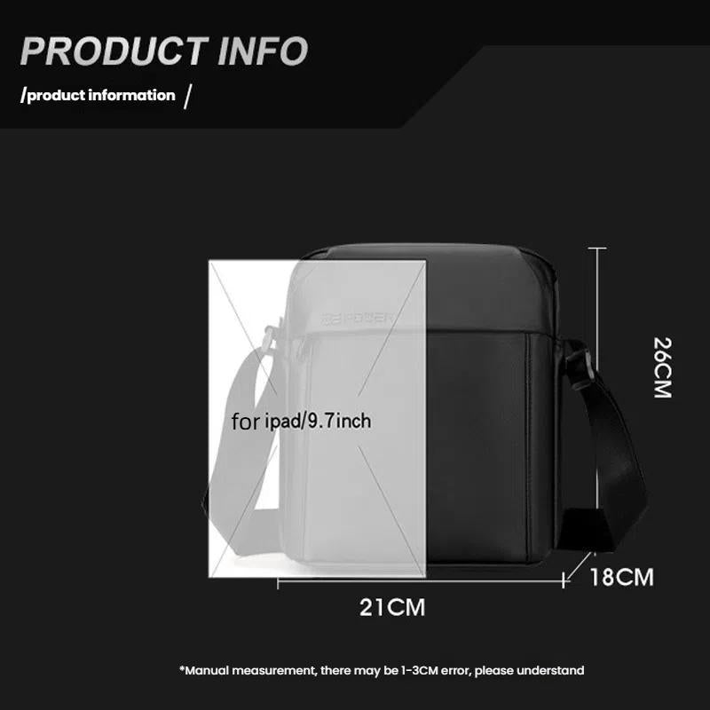 Large Capacity Men Messenger Bag For Travel & Commuting - Amry Green 7