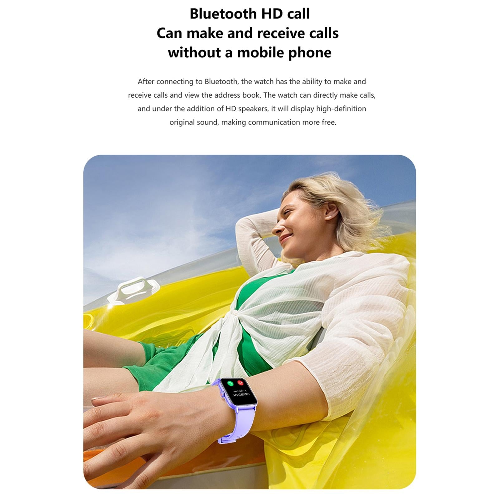 1.83 Inch Bt5.2 Smart Sport Watch Support Bluetooth Call / Sleep / Blood Sugar / Blood Oxygen / Heart Rate / Blood Pressure Health Monitor - White 11