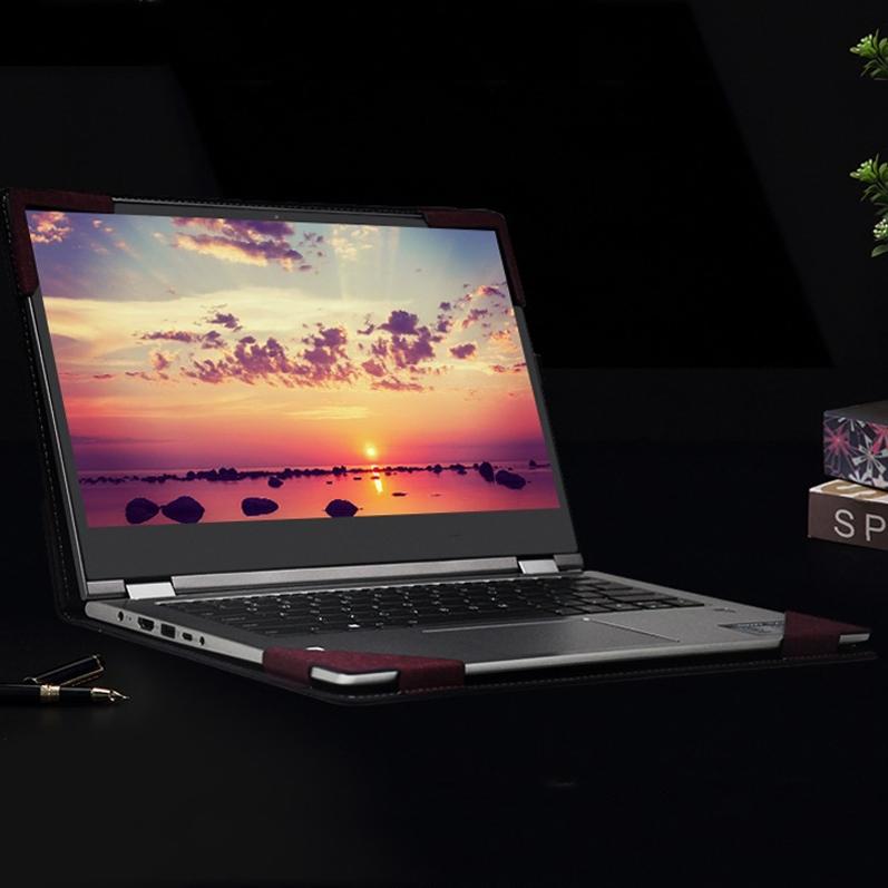 13.3 Hp Spectre X360 13-Aw Leather Laptop Case - Wine Red 8