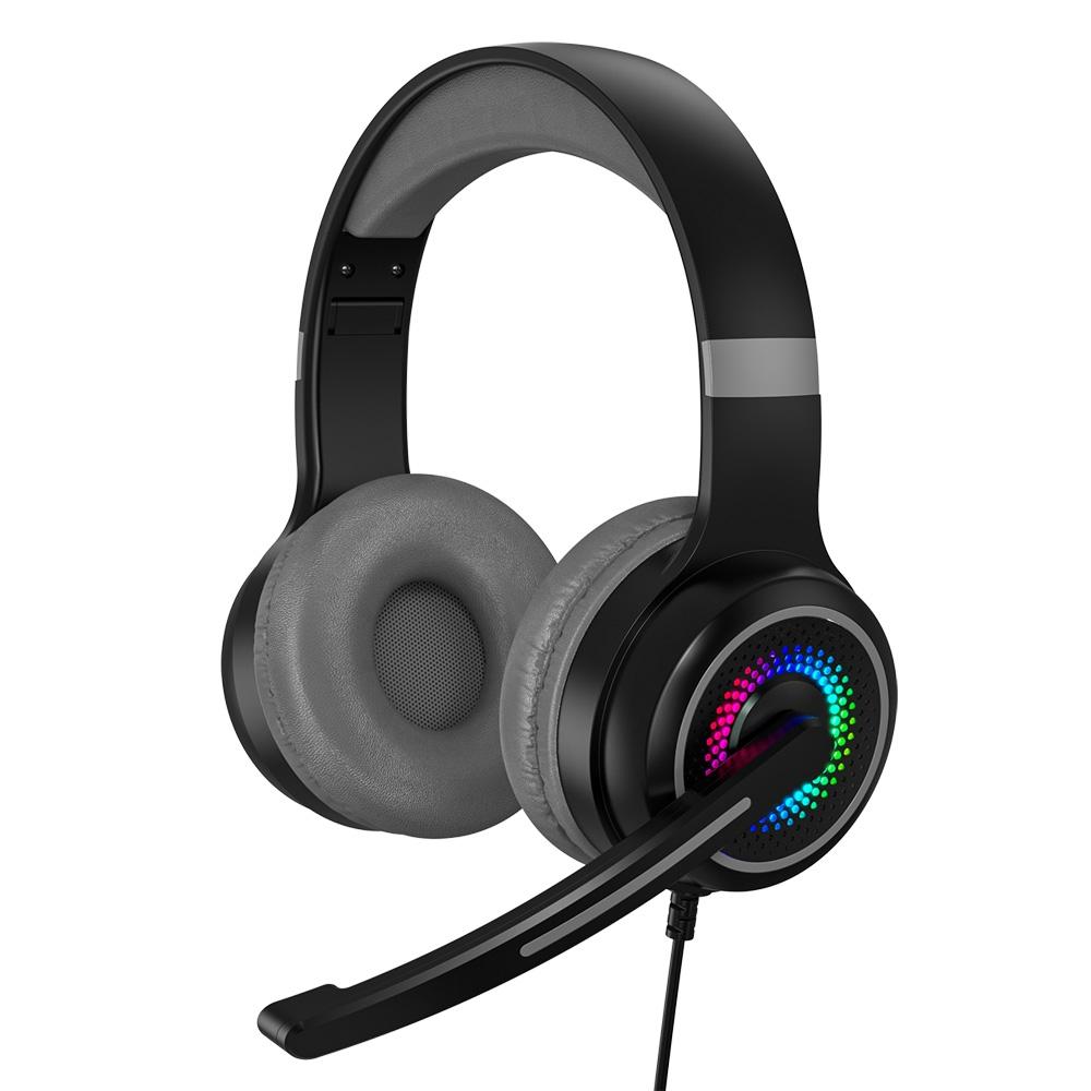 Led Bass Stereo Gaming Headset With Mic - Pink 10