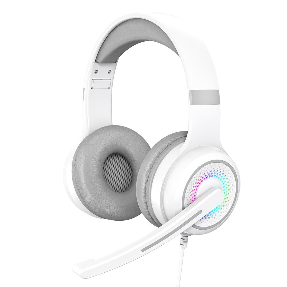 Led Bass Stereo Gaming Headset With Mic - Pink 12