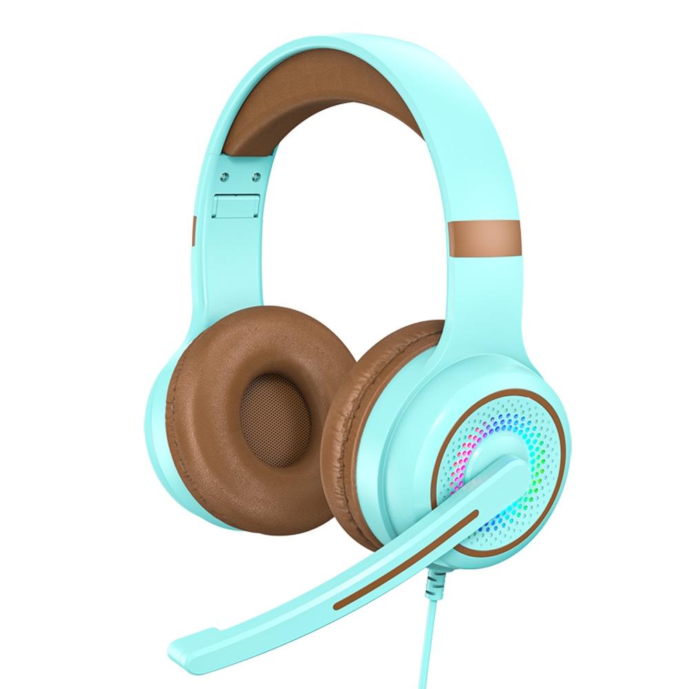 Led Bass Stereo Gaming Headset With Mic - Pink 14