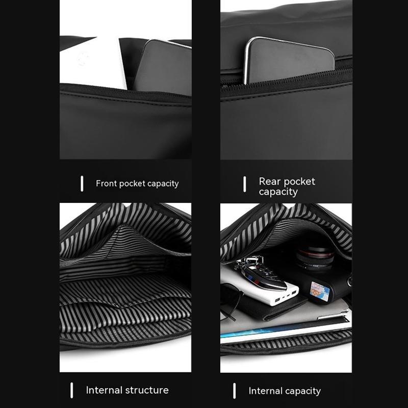 Simple Men Casual Holding Messenger Bags - Navy 14