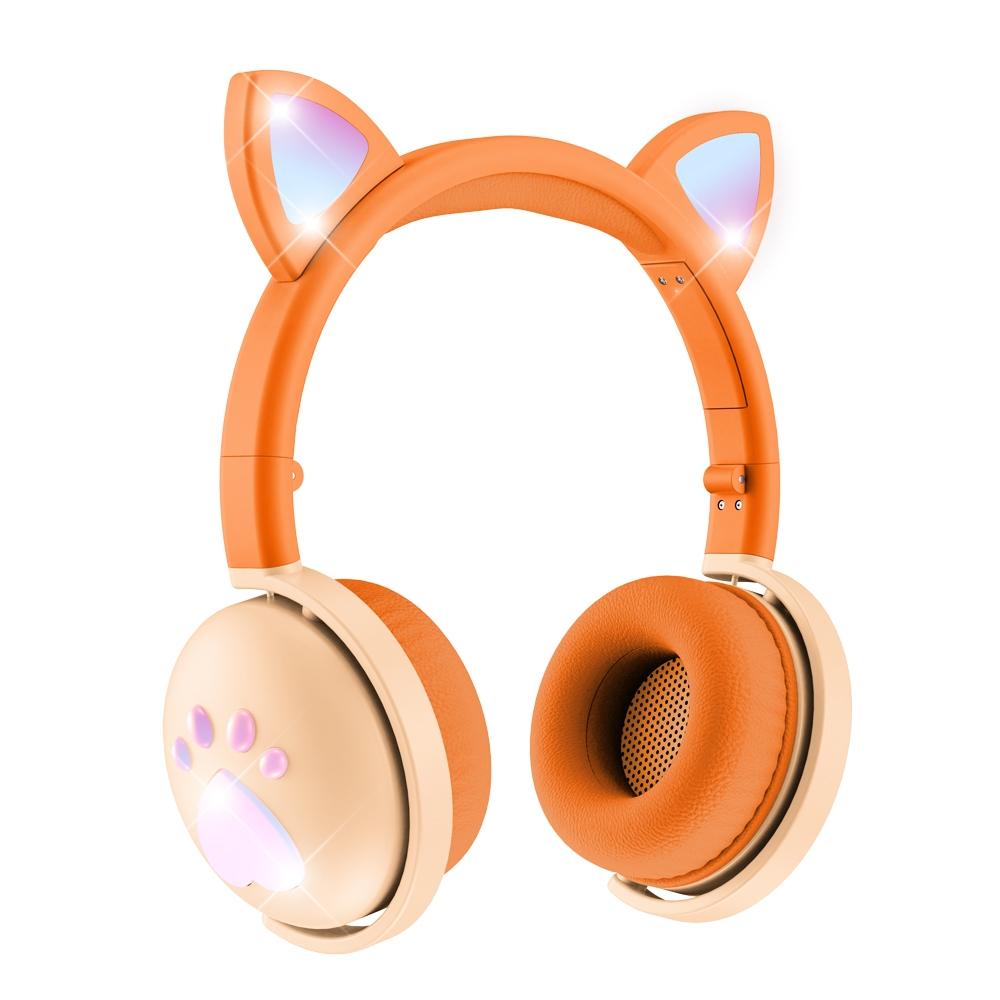 7.1 Surround Sound Cat Ear Gaming Headset With Mic - White 3