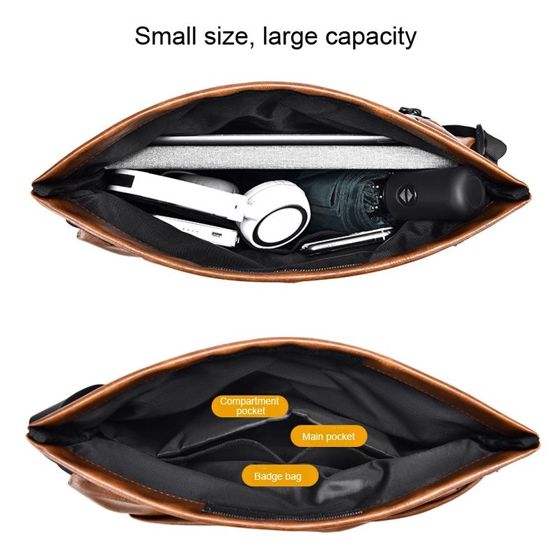 Compact Single Shoulder Crossbody Backpack For Men - Gray 8