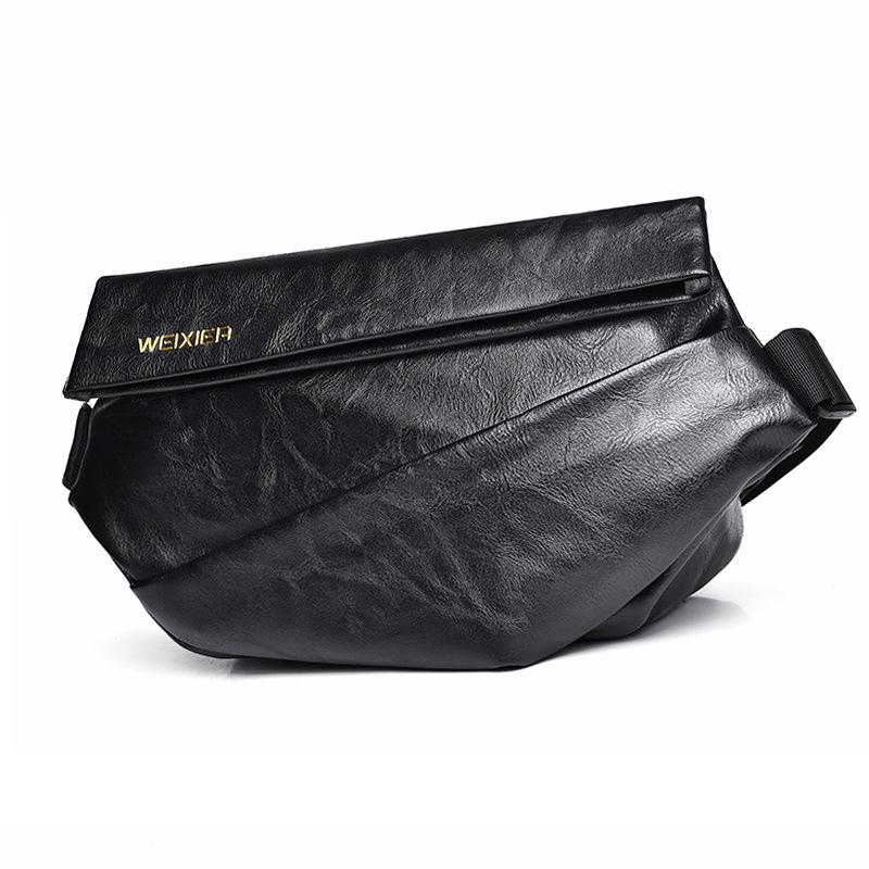 Compact Single Shoulder Crossbody Backpack For Men - Gray 14