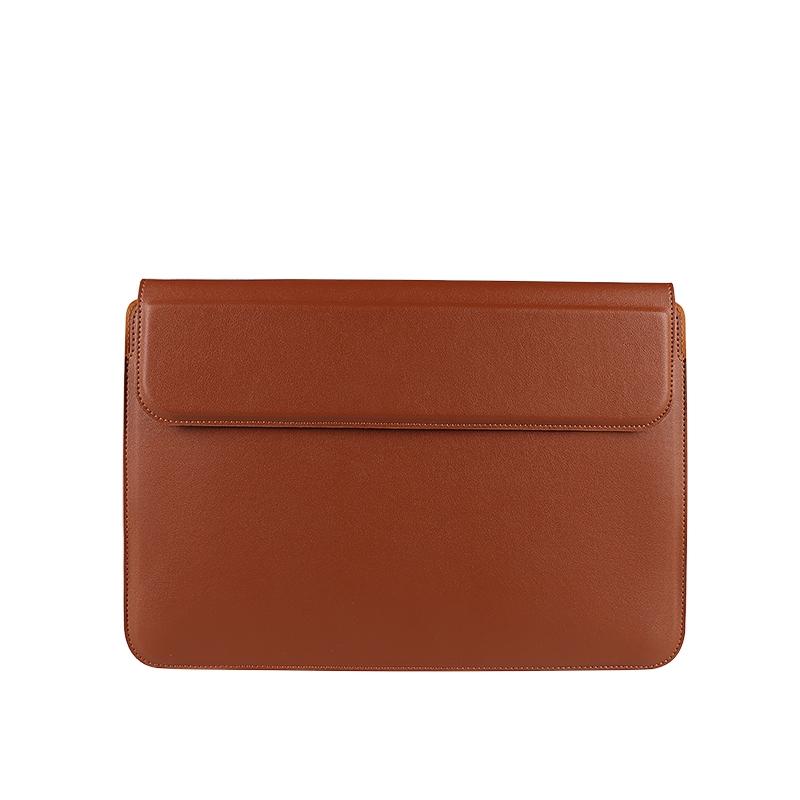 13.3 Inch Multifunctional Notebook Liner Bag in Pu Material - Cowhide Yellow 11