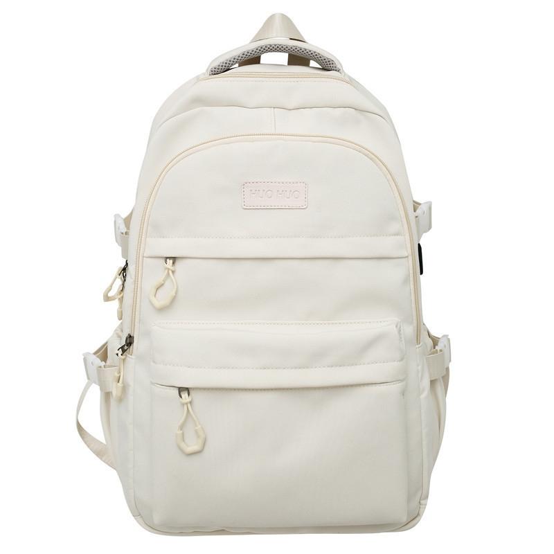 Lightweight Student Backpack For Men & Women - White 11