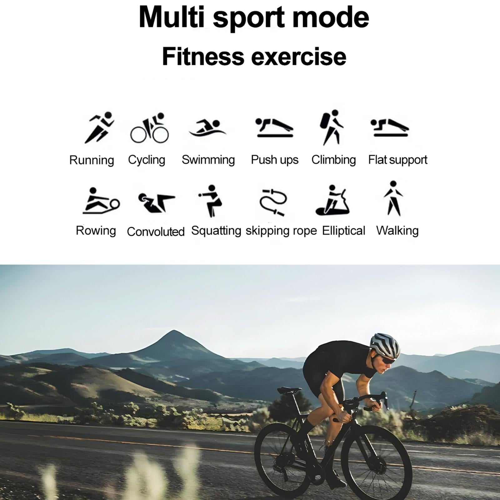 1.43 Inch Bt5.3 Ip68 Sport Smart Watch Support Bluetooth Call / Message Notification / Heart Rate / Blood Pressure Health Monitor - Blue 13