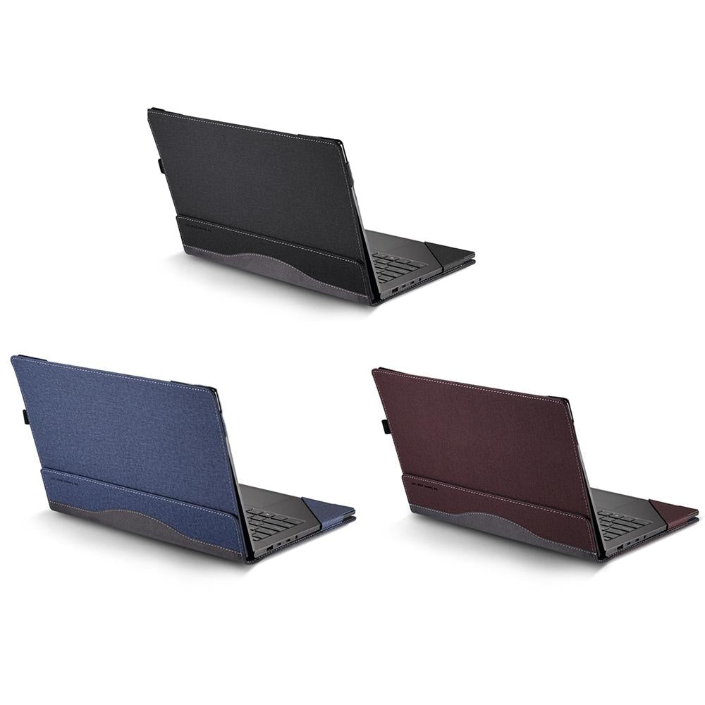 14 Leather Laptop Protective Case - Anti-Fall Design - Wine Red - For Samsung Galaxy Book 3 Pro 3