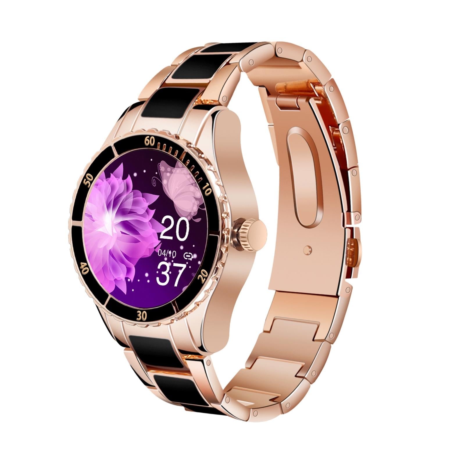 Smart Bracelet With Touch Screen Heart Monitoring Voice Control And Cycle Reminder - Black 10