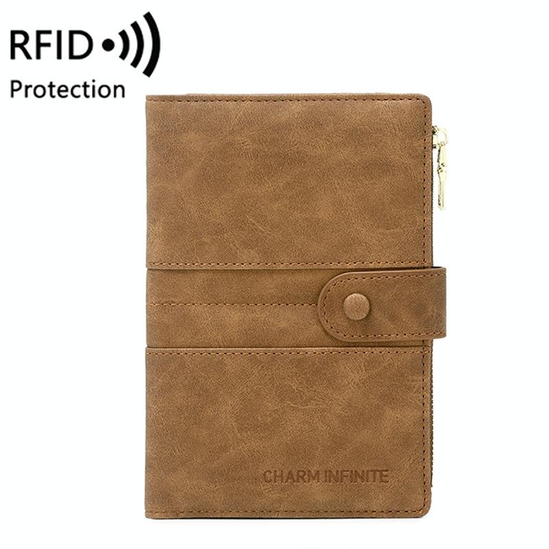 Rfid-protected Multi-card Travel Document Pouch - Grey 12