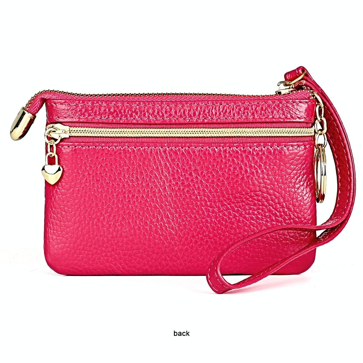 Mini Leather Fox Key Case for Sewing Thread - Red 10