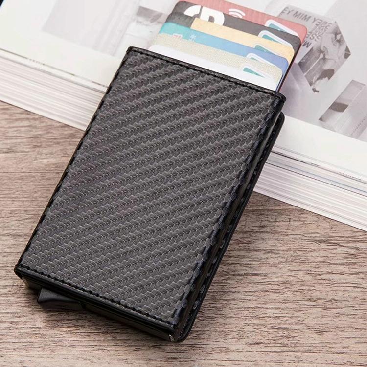 Aluminum Rfid Card Holder with Automatic Pop-up Function - Blue 7