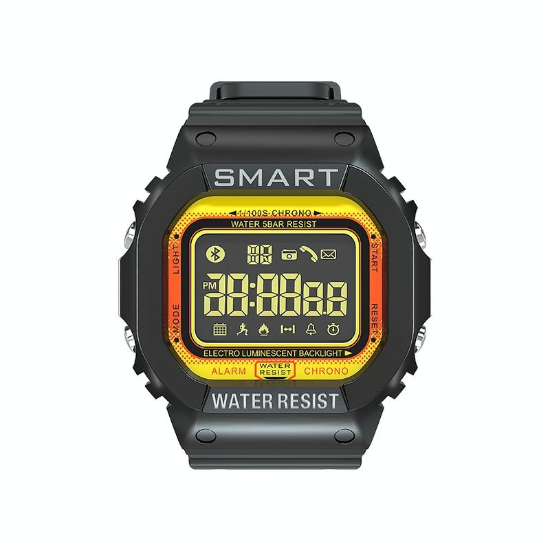 1.21 Inch Fstn Lcd Screen 50M Waterproof Smart Watch Support Information Reminder / Remote Camera / Sport Record Black - Eda001133601C 5