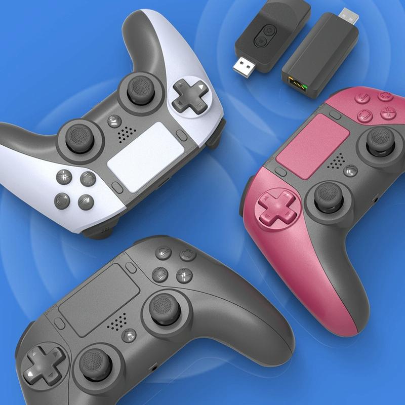 Wireless Bluetooth Game Controller for Ps5 / Ps4 / Pc - Black + Red 3