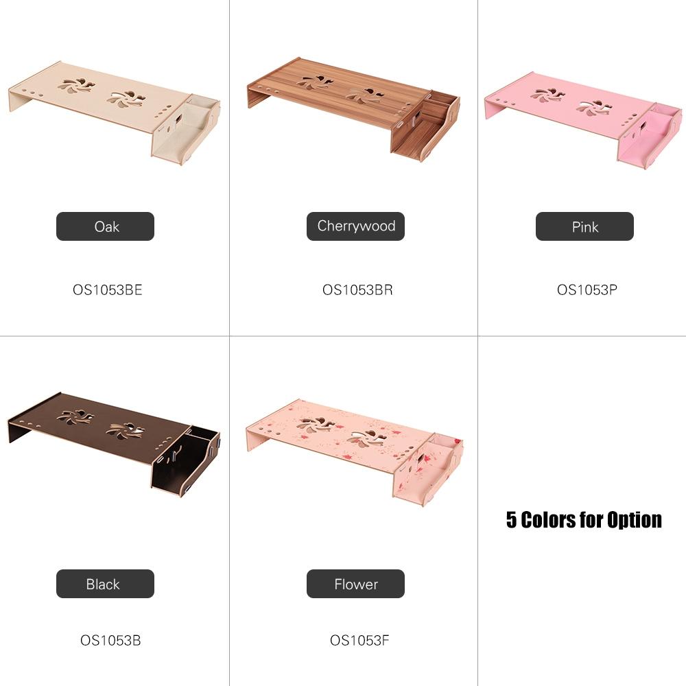 Wood Monitor Stand with Keyboard Storage - Tbd049404601C 15
