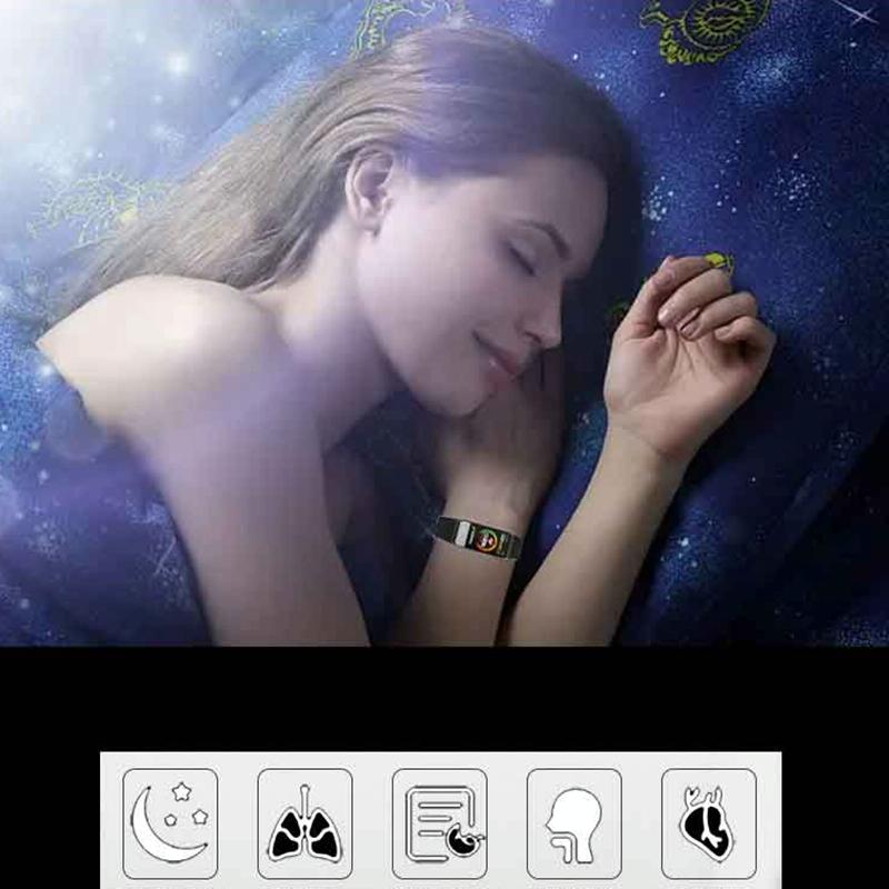 Smart Bracelet With Blood Oxygen Monitoring And Tft Hd Screen - Red 7