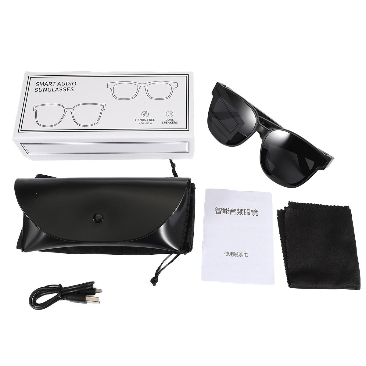 Smart Audio Sunglasses with Bluetooth Earphone - A13 - Dark Green 11