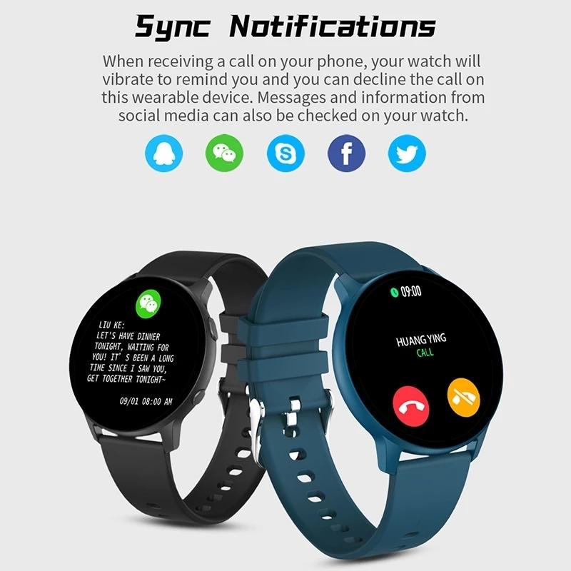 Waterproof Smart Watch With Colour Screen - Ip68 - Pink 5