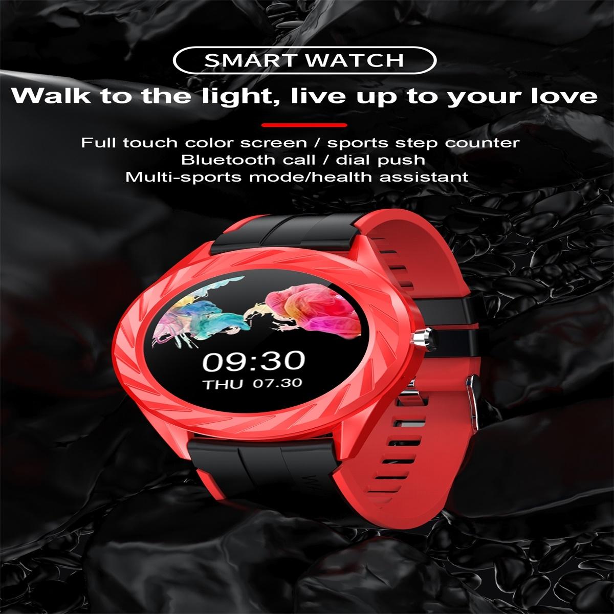 Smart Watch With Bluetooth Call And Health Monitoring - Ip67 Waterproof - Blue 4