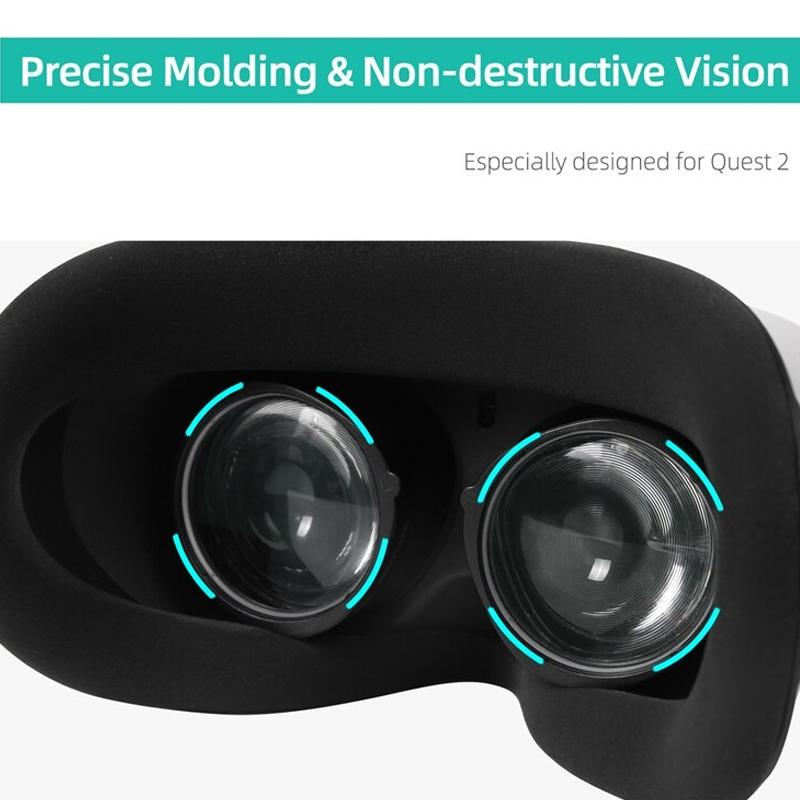 Oculus Quest 2 Myopia Lens Frame - Improved Fit - 200 Degrees 7