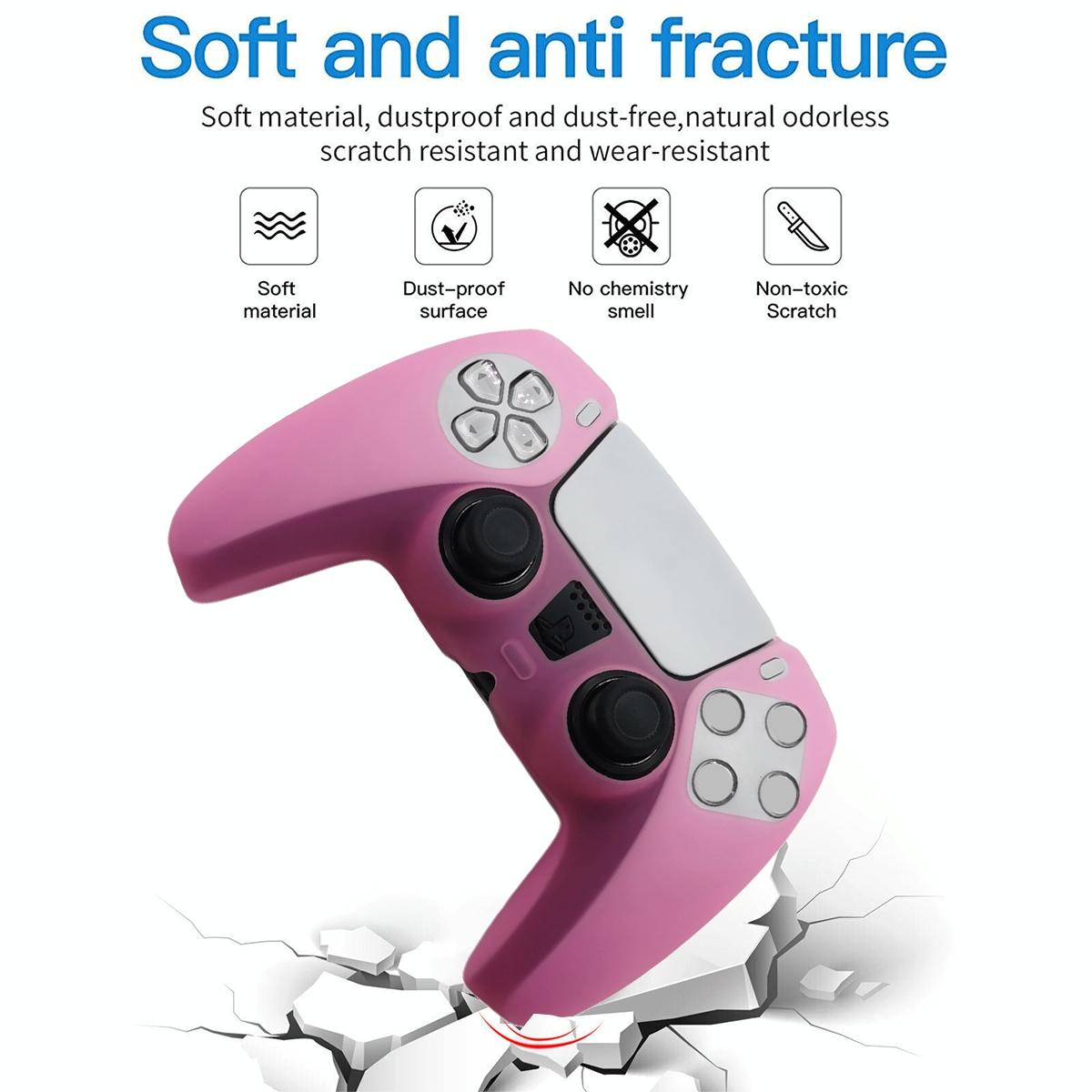 Protective Silicone Case for Sony Ps5 Gamepad - Black 6