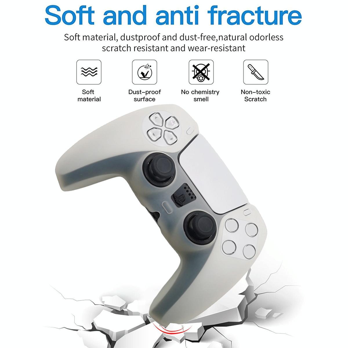 Protective Silicone Case for Sony Ps5 Gamepad - Black 13