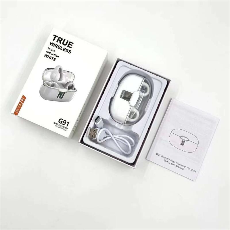 Wireless Bone Conduction Earbuds with Noise Reduction - Pink 9