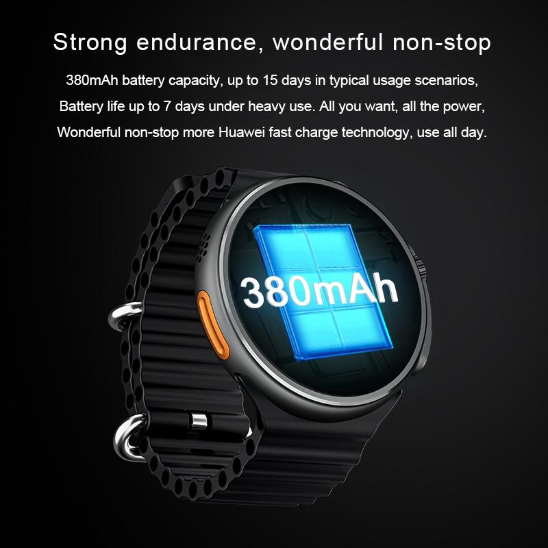 1.6 Inch Tft Round Screen Smart Watch Supports Voice Calls / Blood Oxygen Monitoring - Grey 5