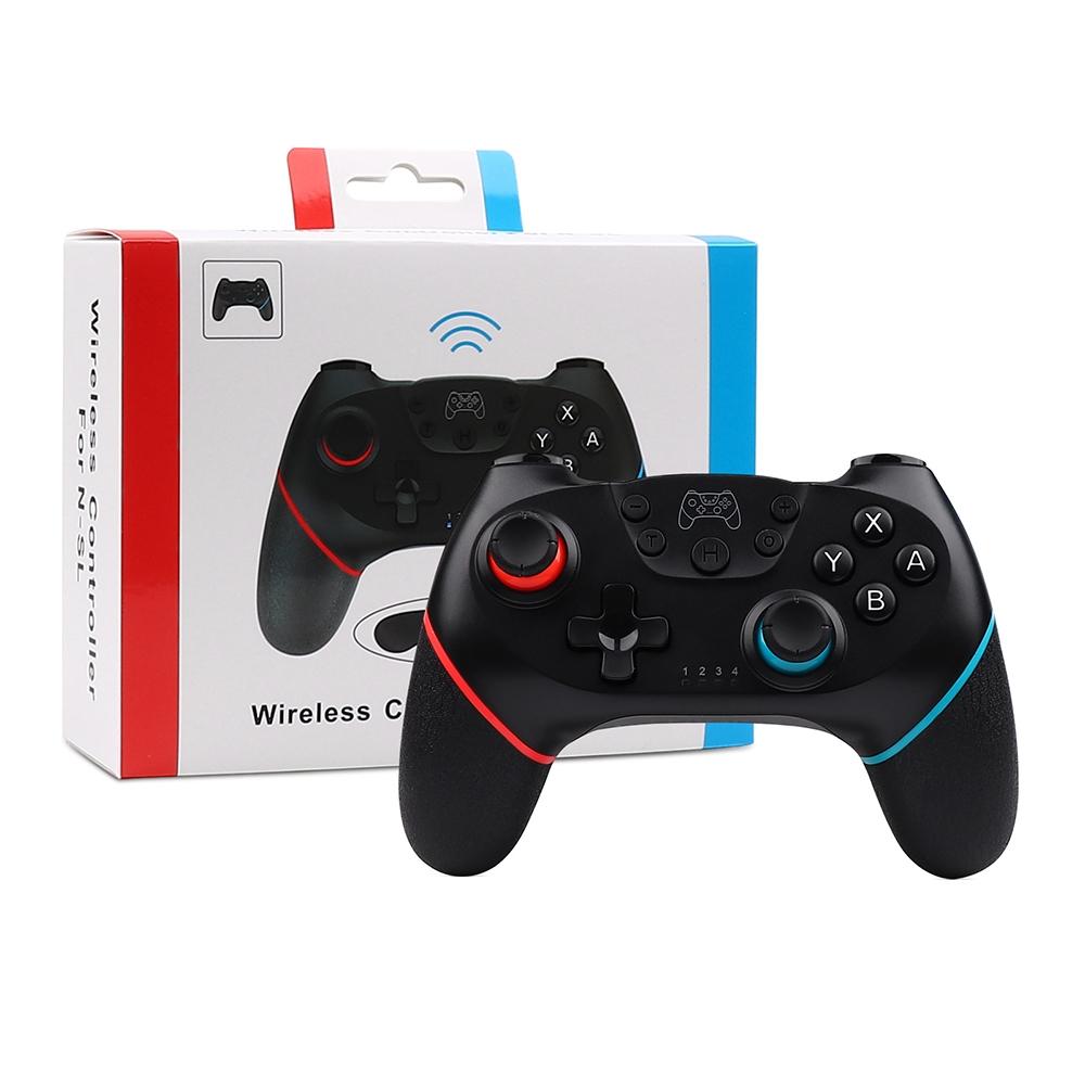 Macro Wireless Pro Controller with Wake-up Function - White Red Blue 6