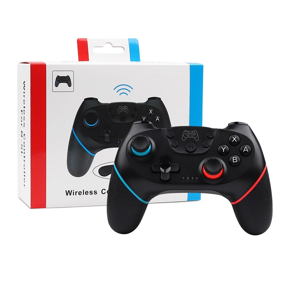 Macro Wireless Pro Controller with Wake-up Function - White Red Blue 12