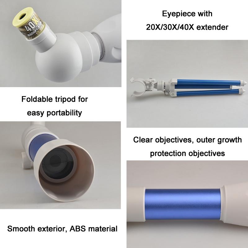 High-definition Children's Telescope for Science Education - B Model Red 5