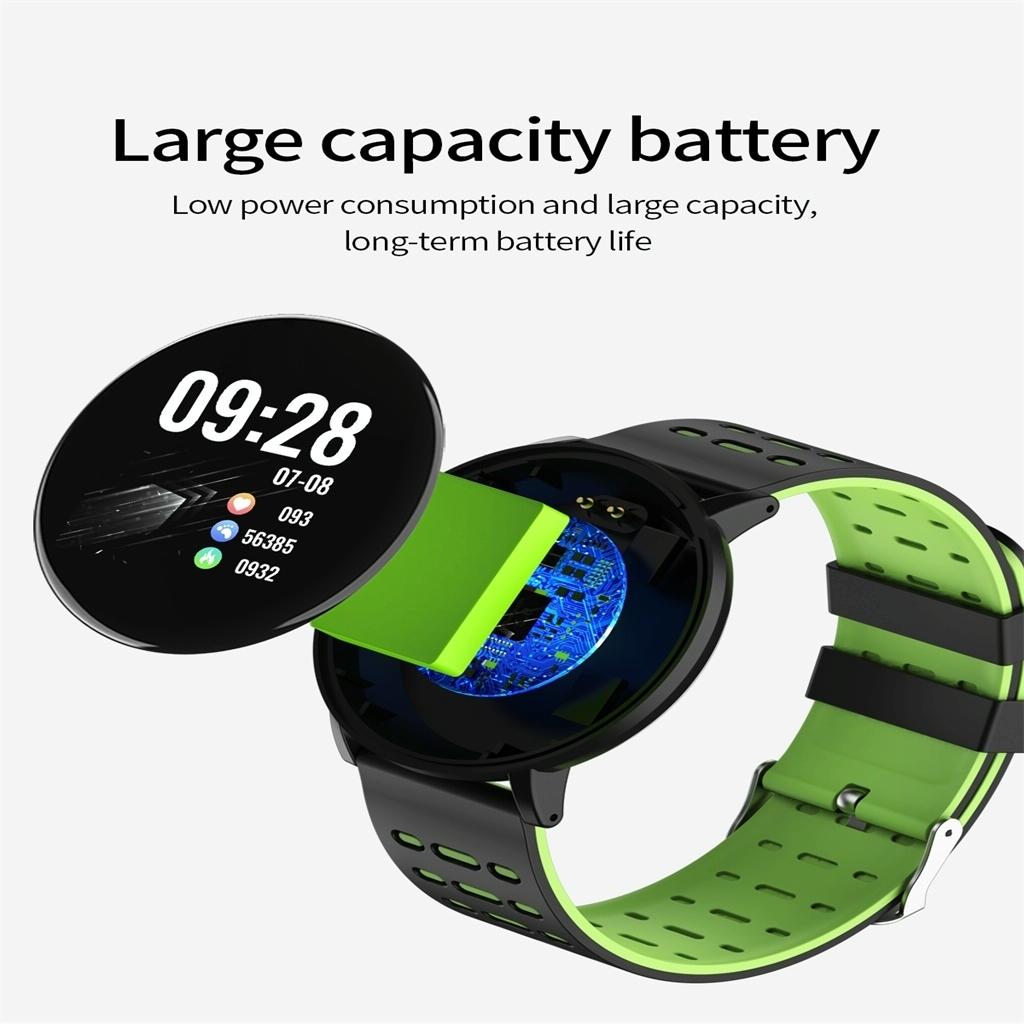 Smart Watch With Call Reminder And Health Monitoring - Green 7