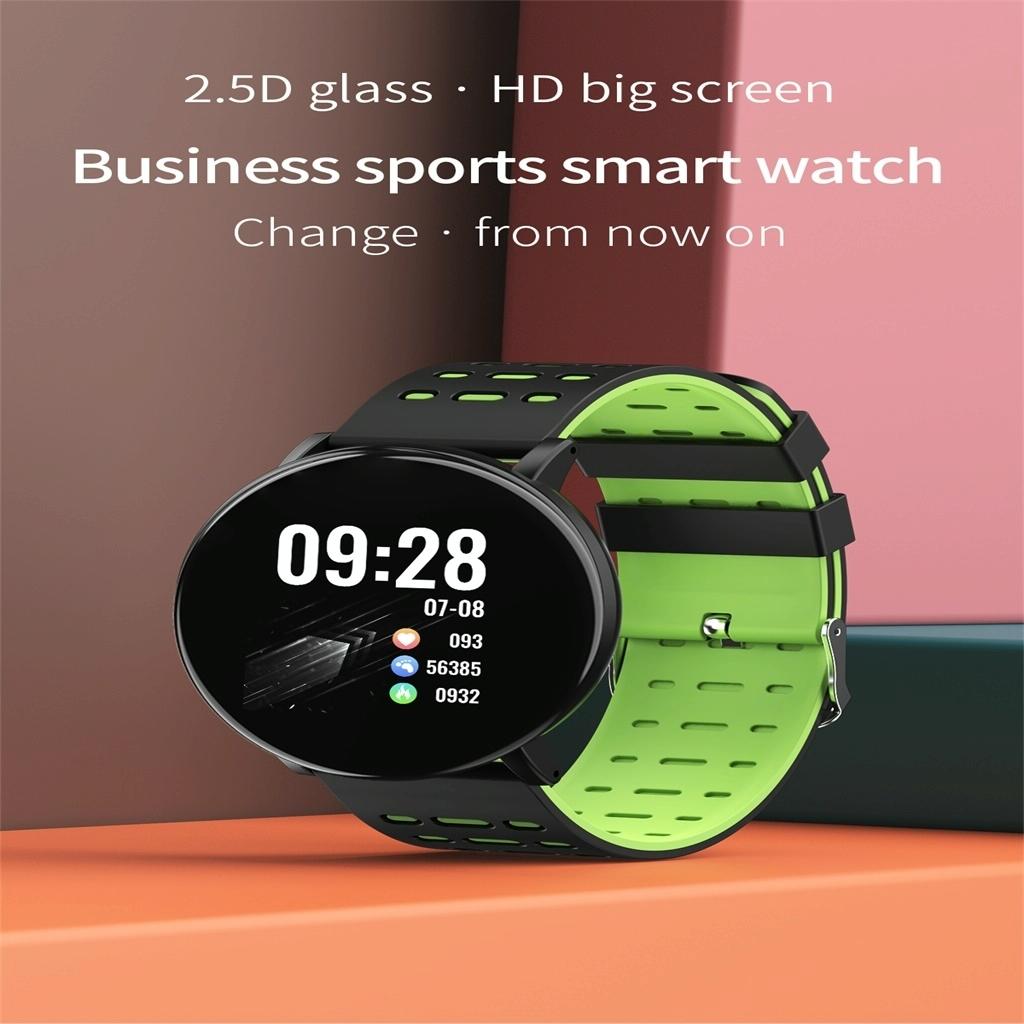 Smart Watch With Call Reminder And Health Monitoring - Green 8