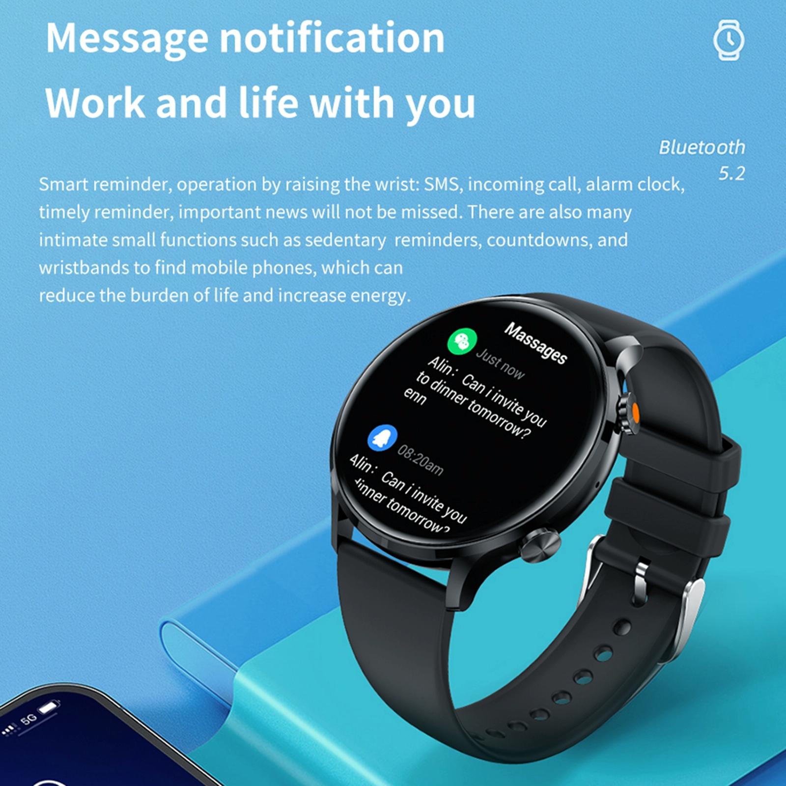 1.39 Inch Bt5.2 Smart Sport Watch Support Bluetooth Call / Sleep / Blood Oxygen / Temperature / Heart Rate / Blood Pressure Health Monitor - Grey 11