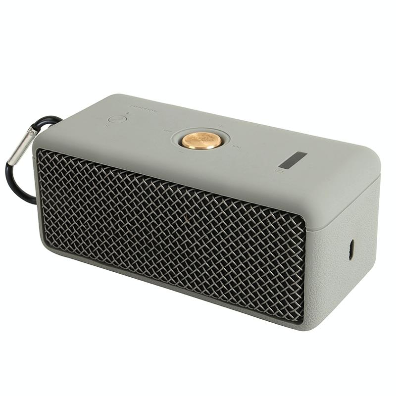 Silicone Case for Marshall Emberton Bluetooth Speaker - Silver Gray 11