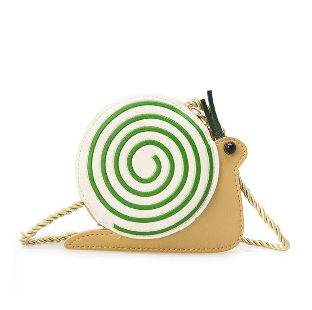 Adorable Kids' Tassel Purse Cute Cartoon Animals - Snail 11