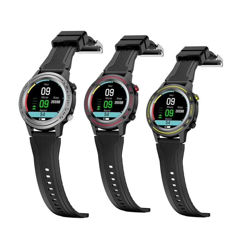 Waterproof Bluetooth Bracelet With Hr And Temperature Tracking - Silver Gray 3