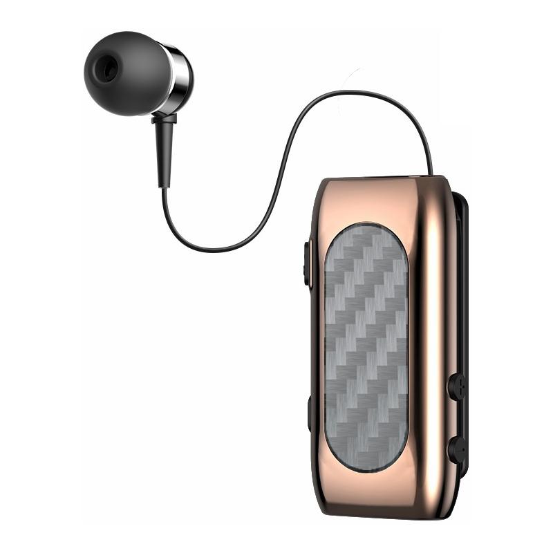 Carbon Brazing Bluetooth Earphones with Noise Reduction - Gold 9