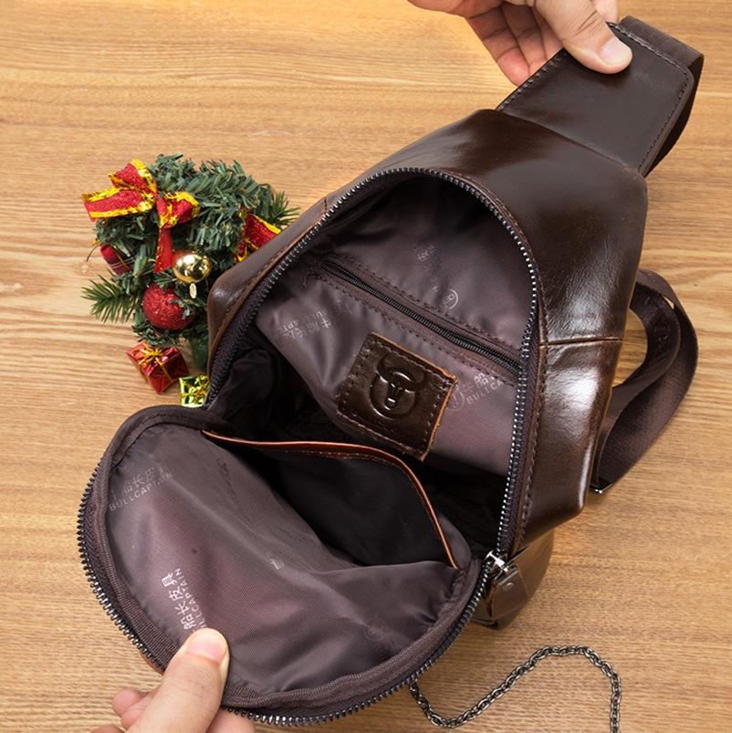 Large Capacity Waterproof Chest Bag With Phone Holder - Yellow Brown 4