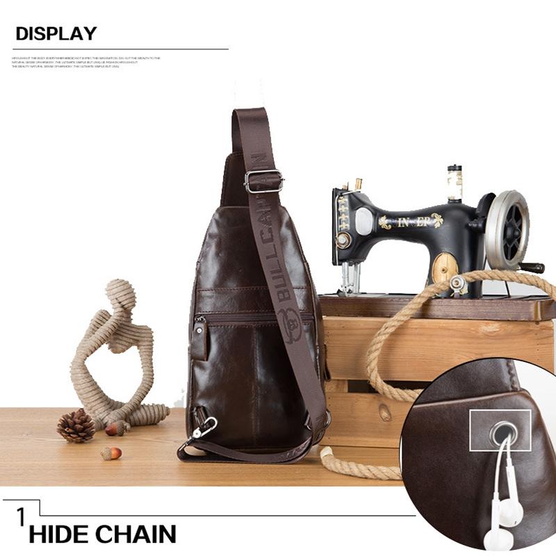 Large Capacity Waterproof Chest Bag With Phone Holder - Yellow Brown 5