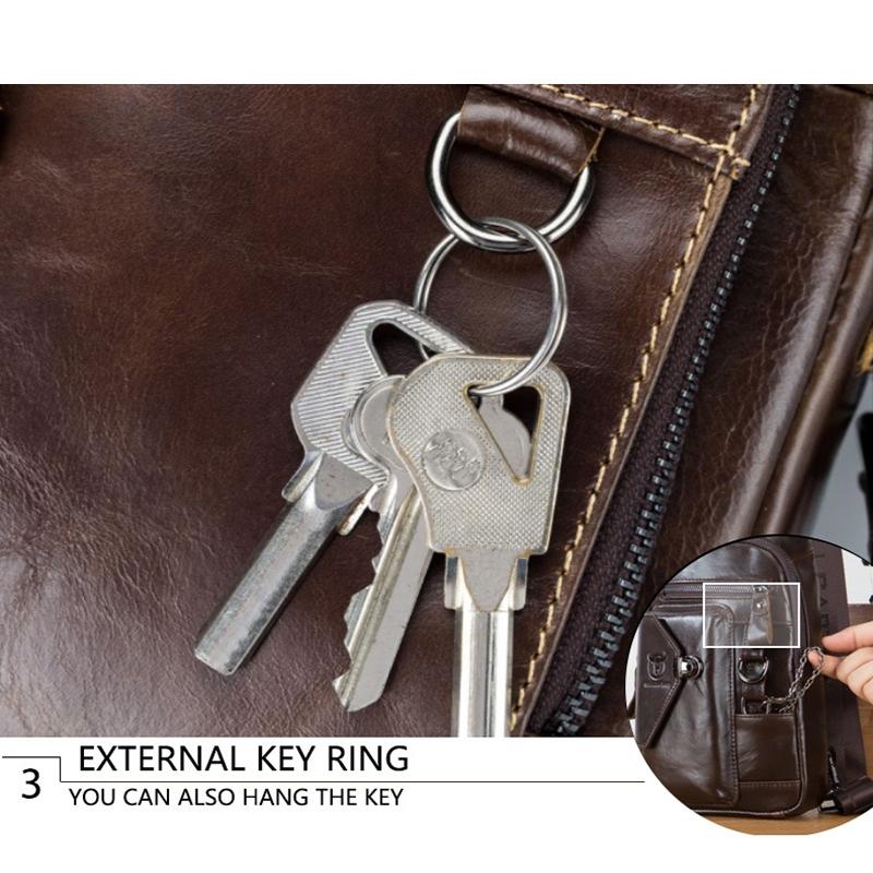 Large Capacity Waterproof Chest Bag With Phone Holder - Yellow Brown 7