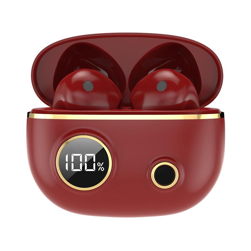 Waterproof 9d Stereo Bluetooth Earphones with Charging Case - Pink 14